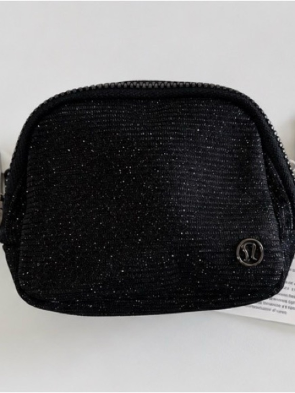 Lululemon Everywhere Belt Bag Nano – Black Glitter
